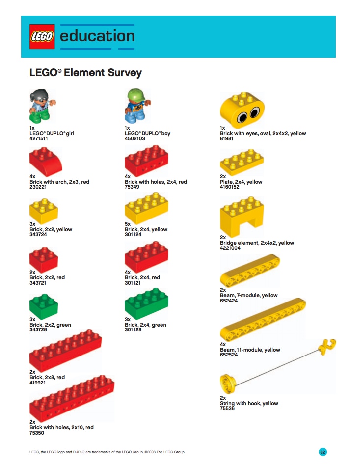 Lego education схемы