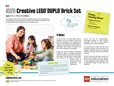 preschool lesson ideas support lego education