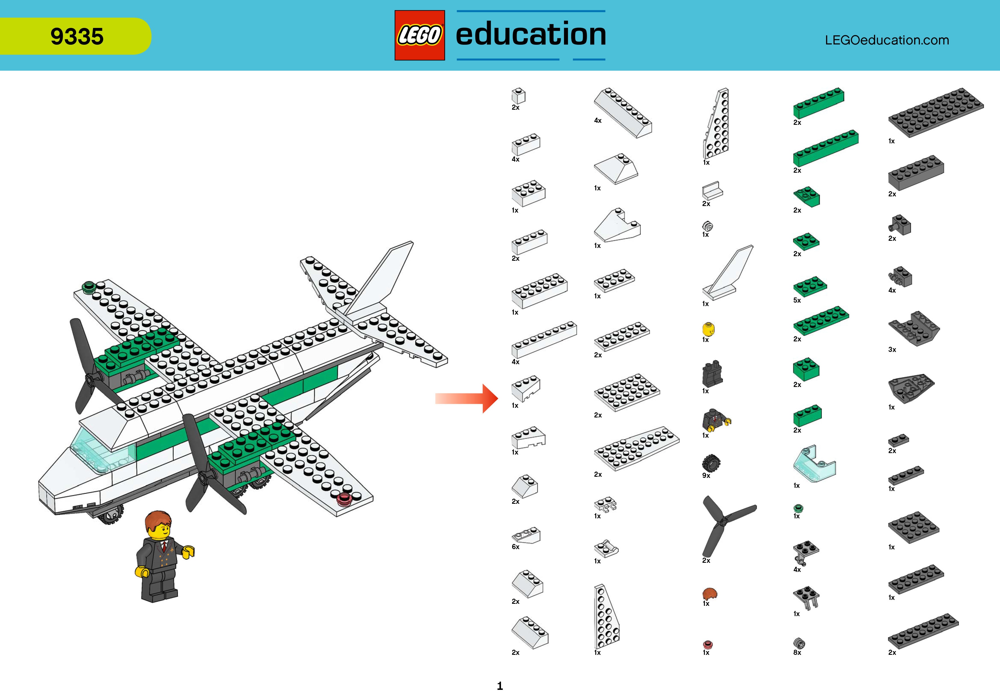 lego education space and airport set