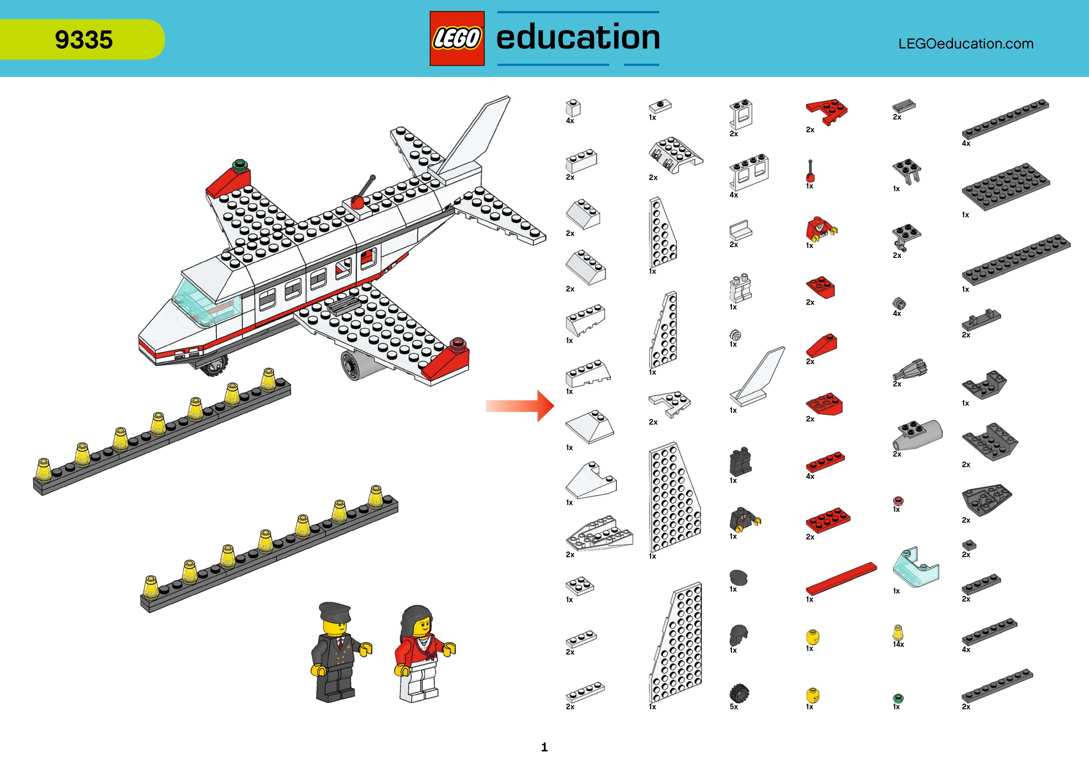 lego education space and airport set