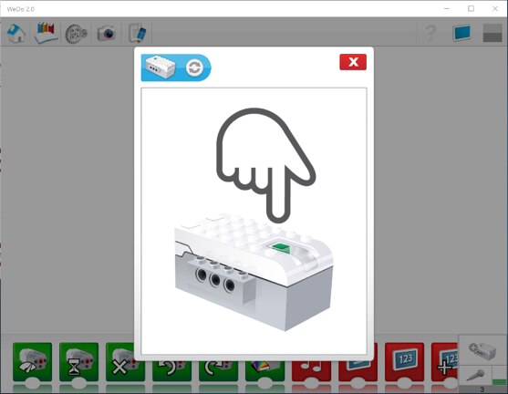 Подключение SmartHub LEGO WeDo 2.0