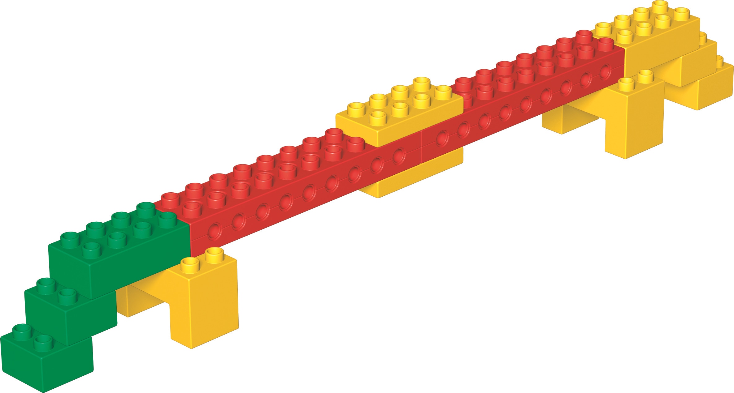 Мост LEGO Duplo схема