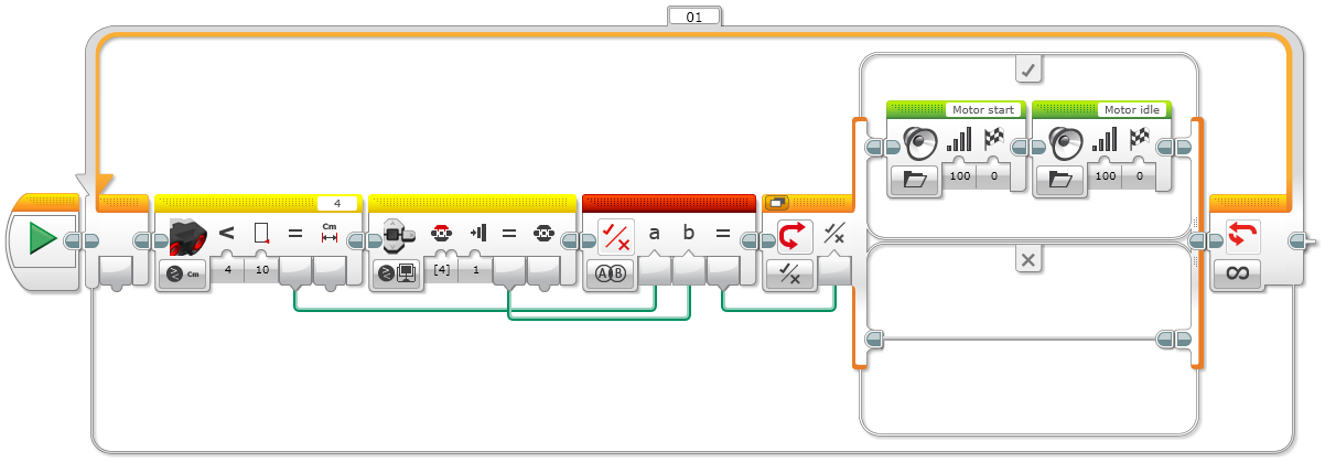 lego ev3 ultrasonic sensor programming