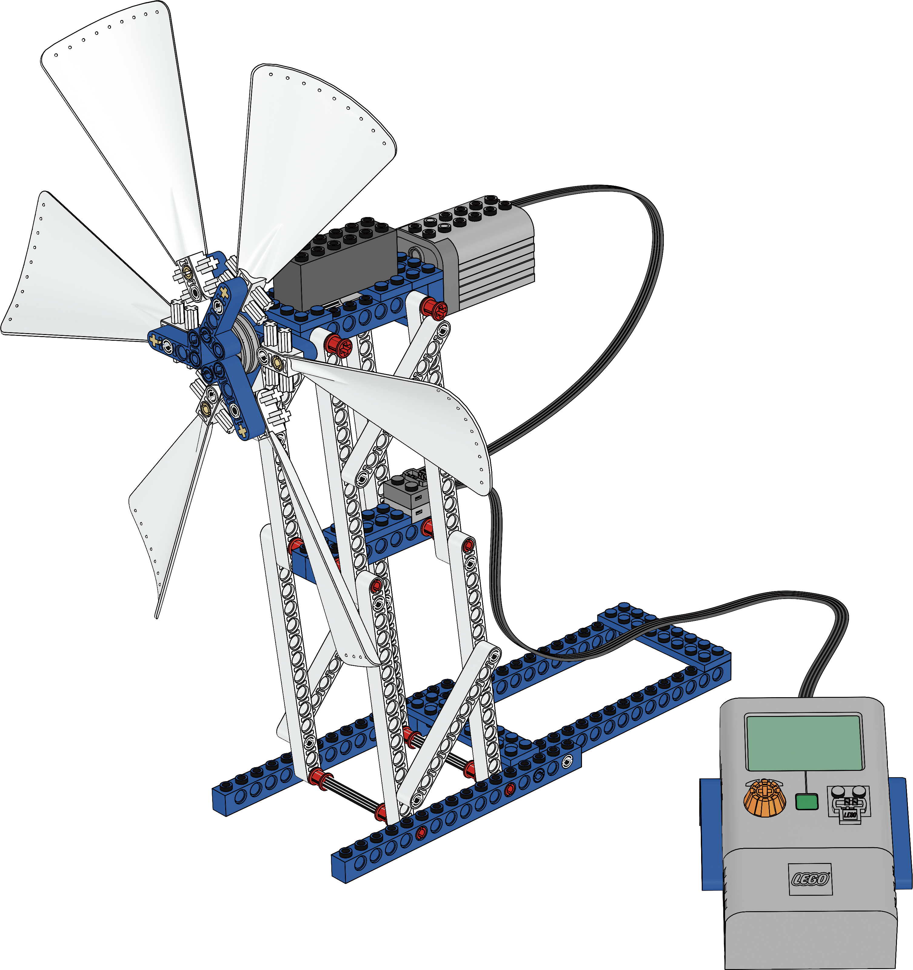 lego friends wind turbine